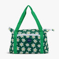 Retro Packable Puffer 20-Can Cooler Bag R1 - Psychedelic Daisy - Front View
