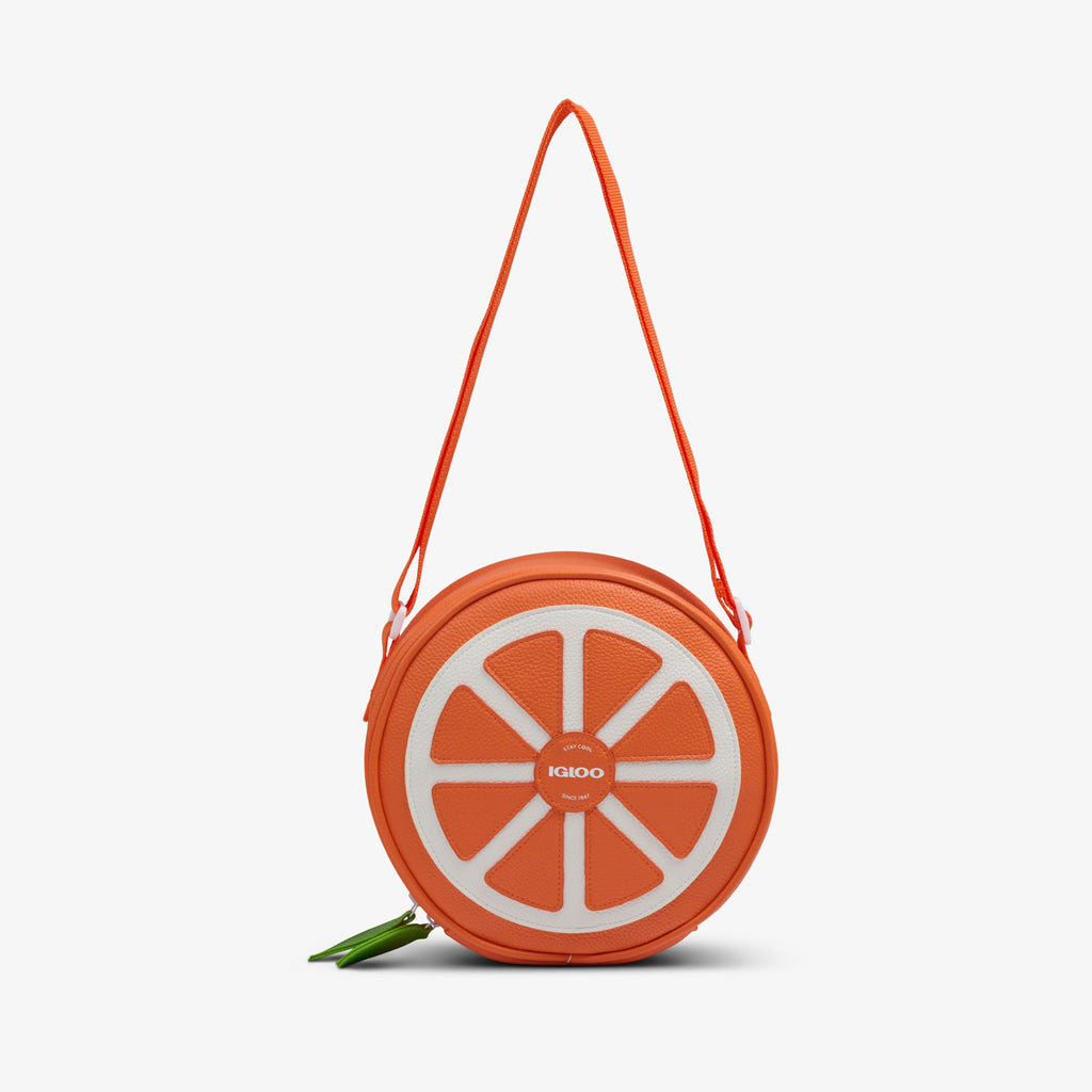 Citrus Crossbody Cooler Bag I9 - Orange - Strap View