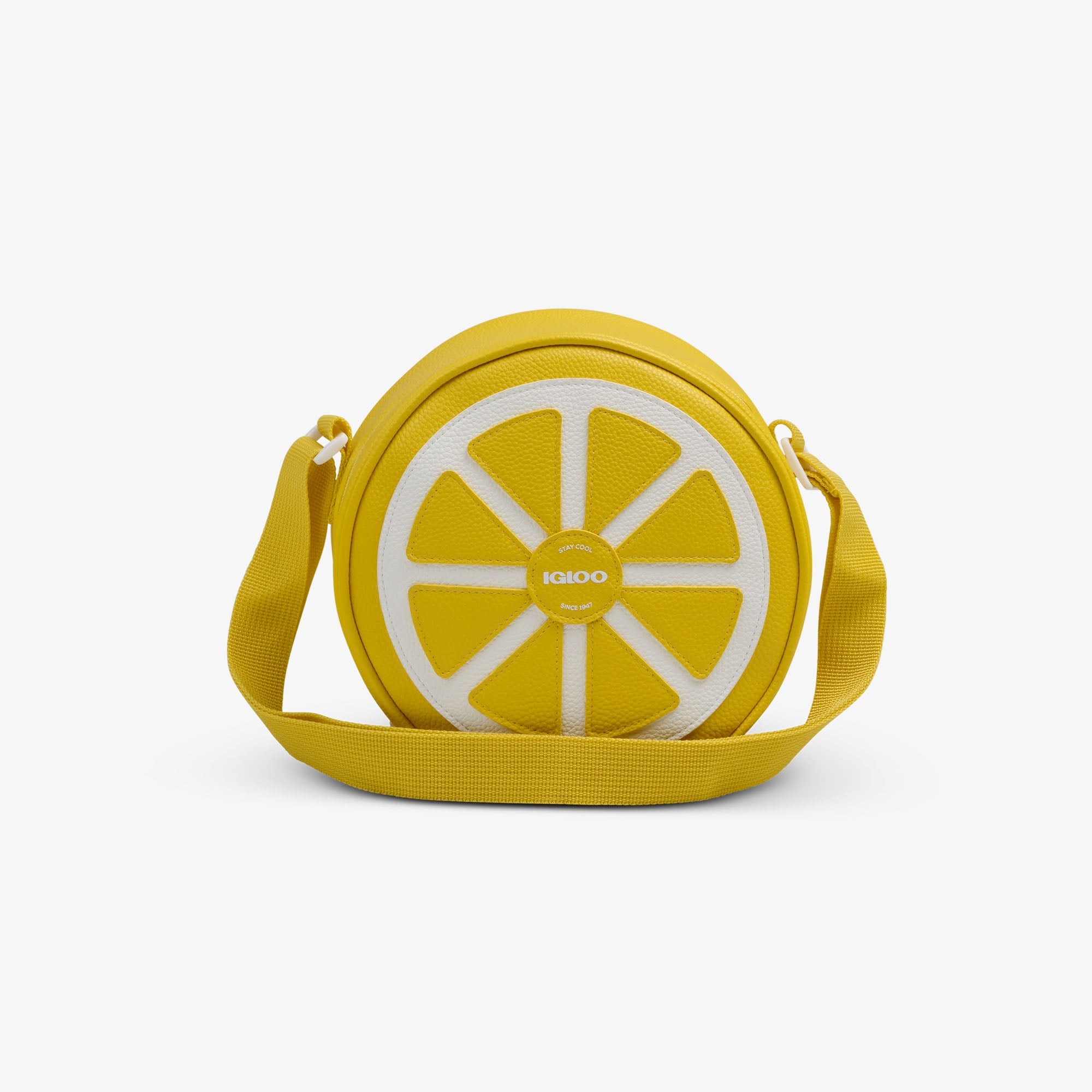 Citrus Crossbody Cooler Bag I9 - Lemon - Front View
