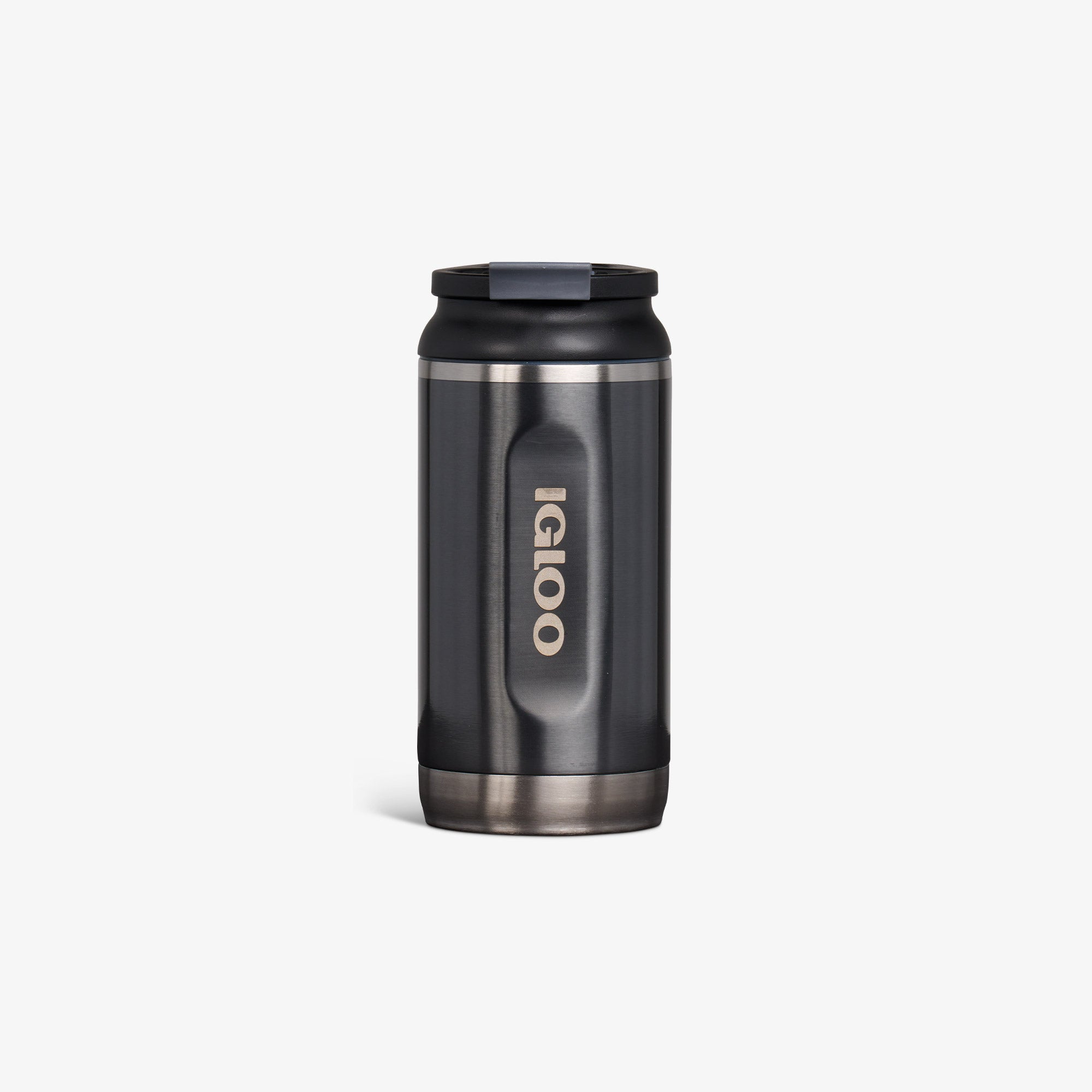 12 Oz Flip ‘n’ Sip Tumbler P7 - Gloss Carbonite - Front View