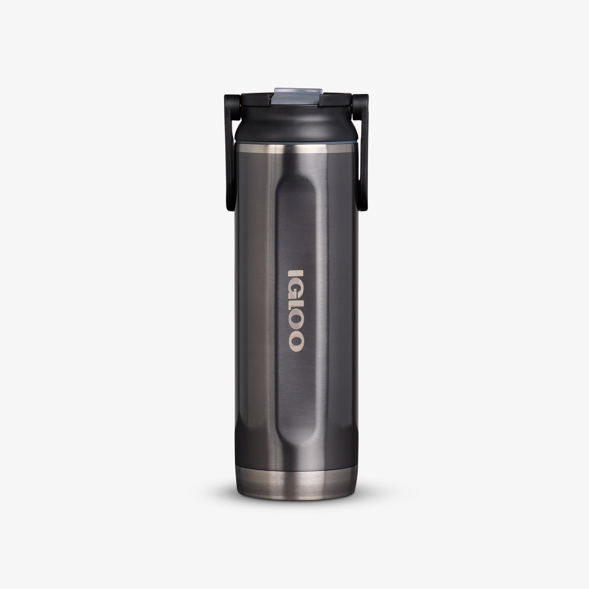 20 Oz Sport Sipper Bottle E2 - Gloss Carbonite - Front View