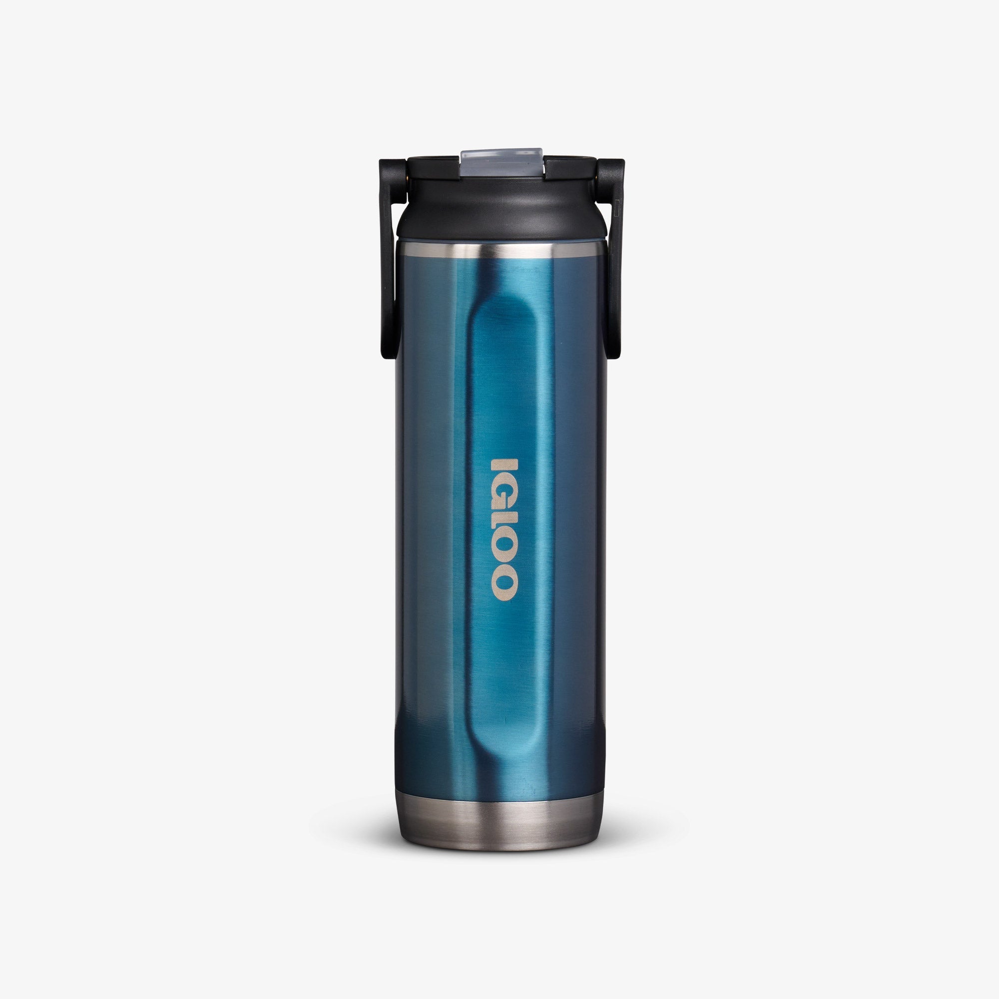 20 Oz Sport Sipper Bottle E2 - Gloss Modern Blue - Front View