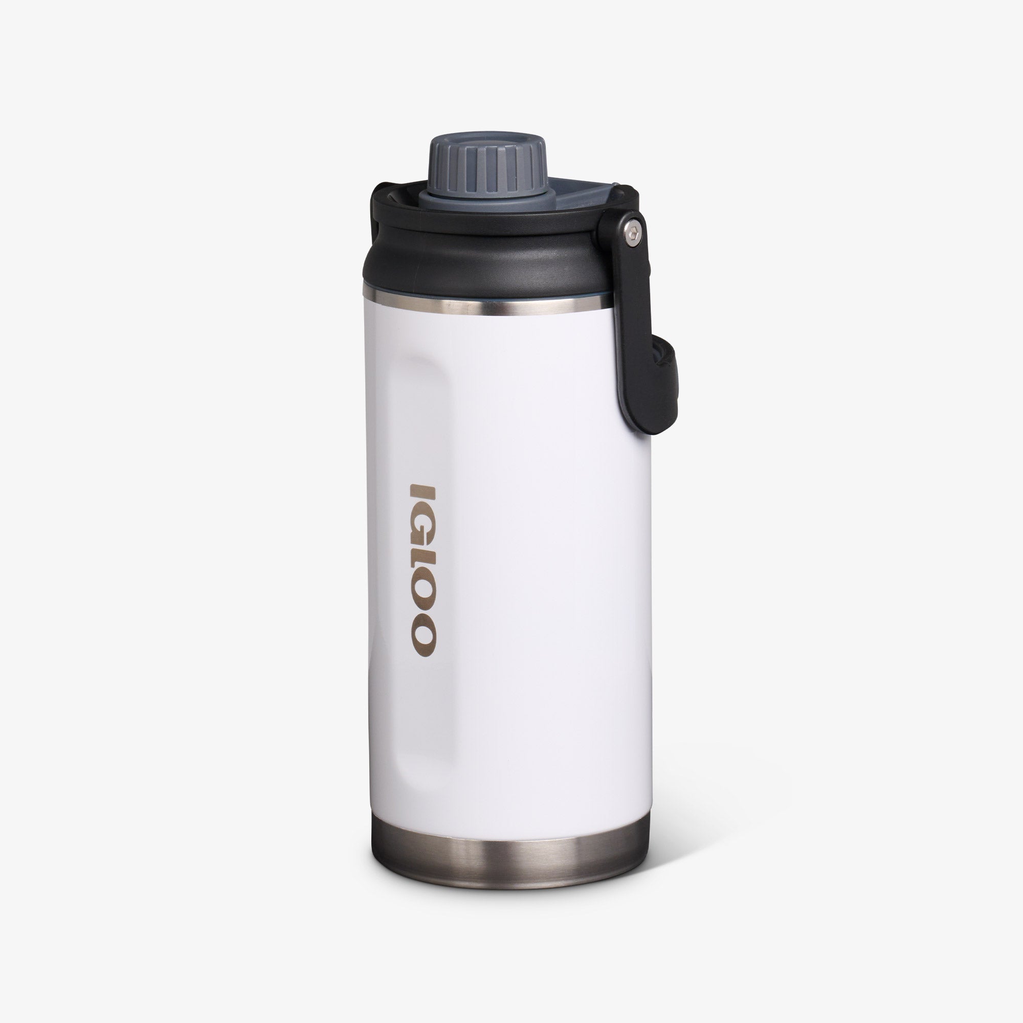 36 Oz Twist ‘n’ Chug Bottle P8 - Gloss White - Product View