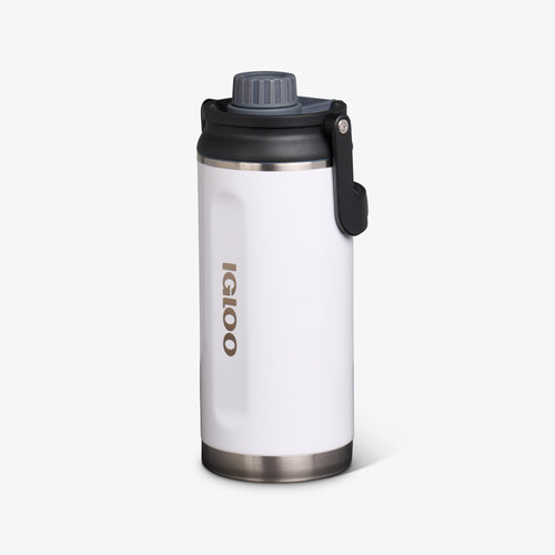 36 Oz Twist ‘n’ Chug Bottle P8 - Gloss White - Product View