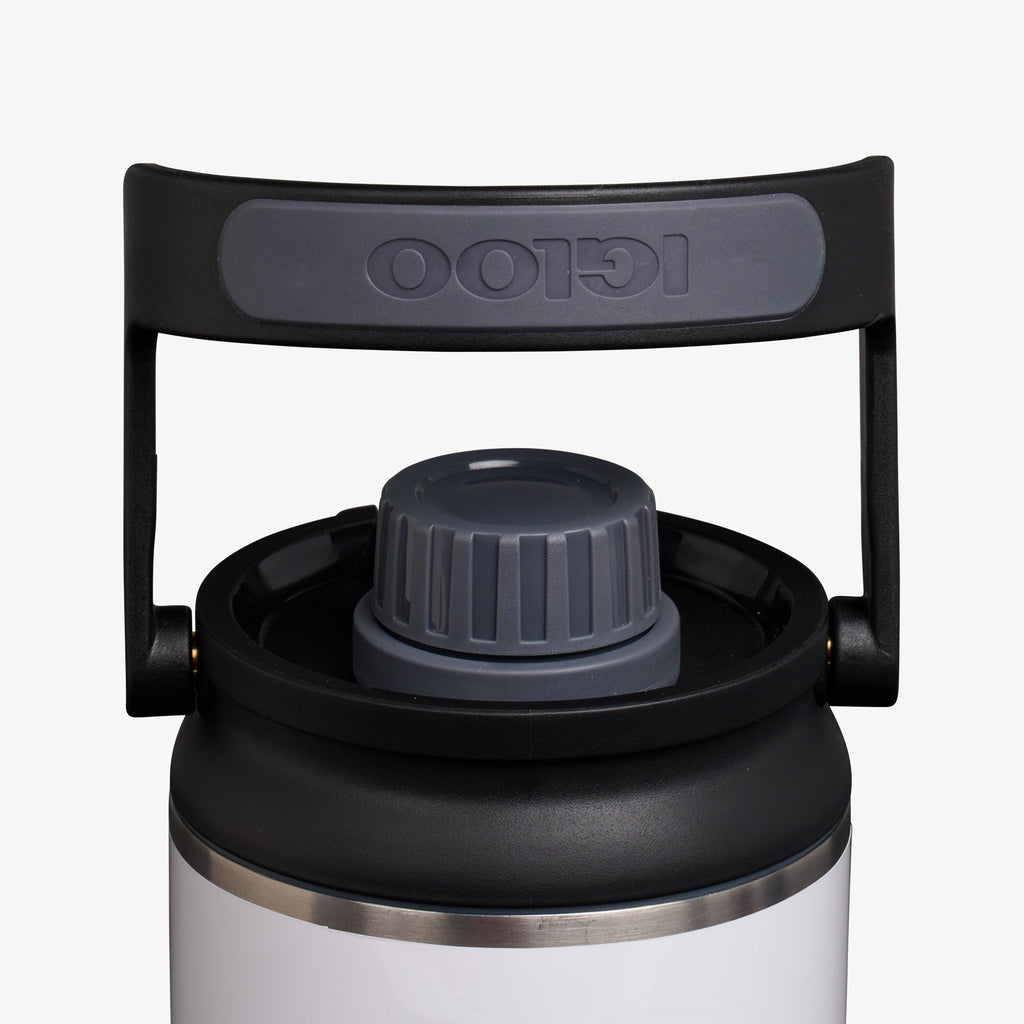 36 Oz Twist ‘n’ Chug Bottle P8 - Gloss White - Product View
