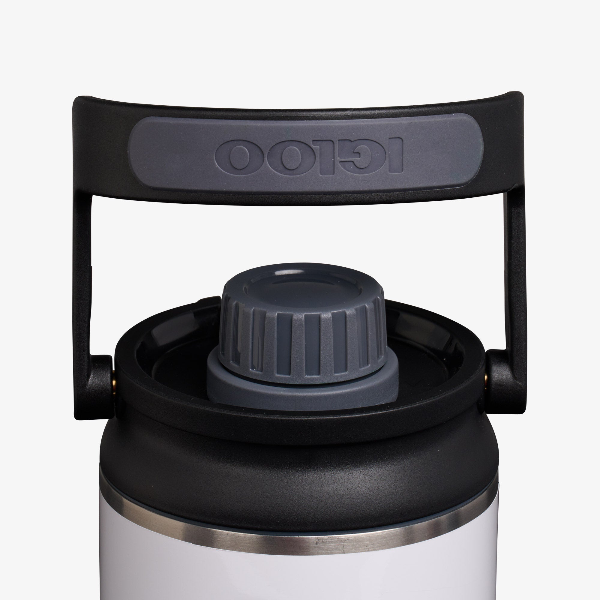 36 Oz Twist ‘n’ Chug Bottle P8 - Gloss White - Product View