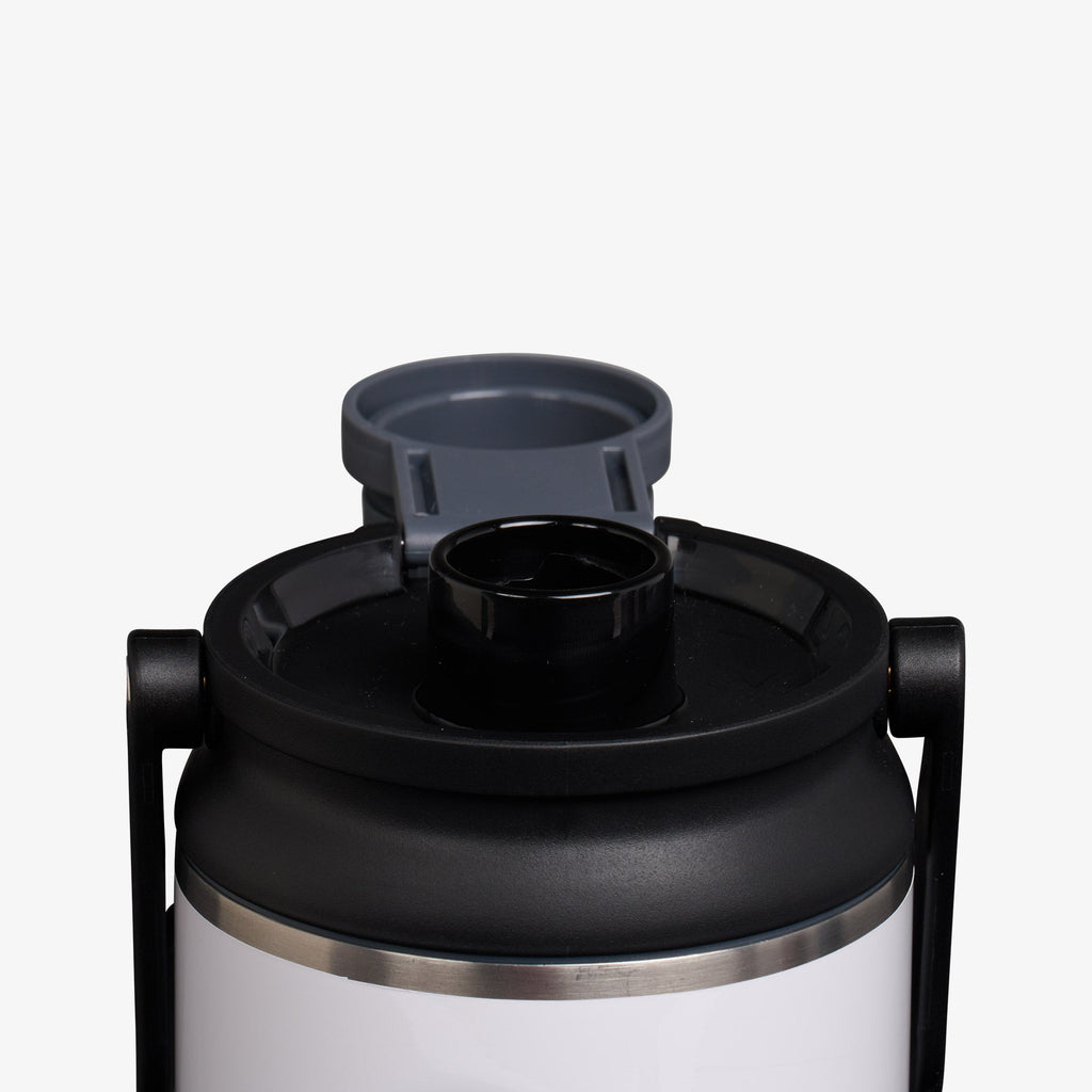 36 Oz Twist ‘n’ Chug Bottle P8 - Gloss White - Product View