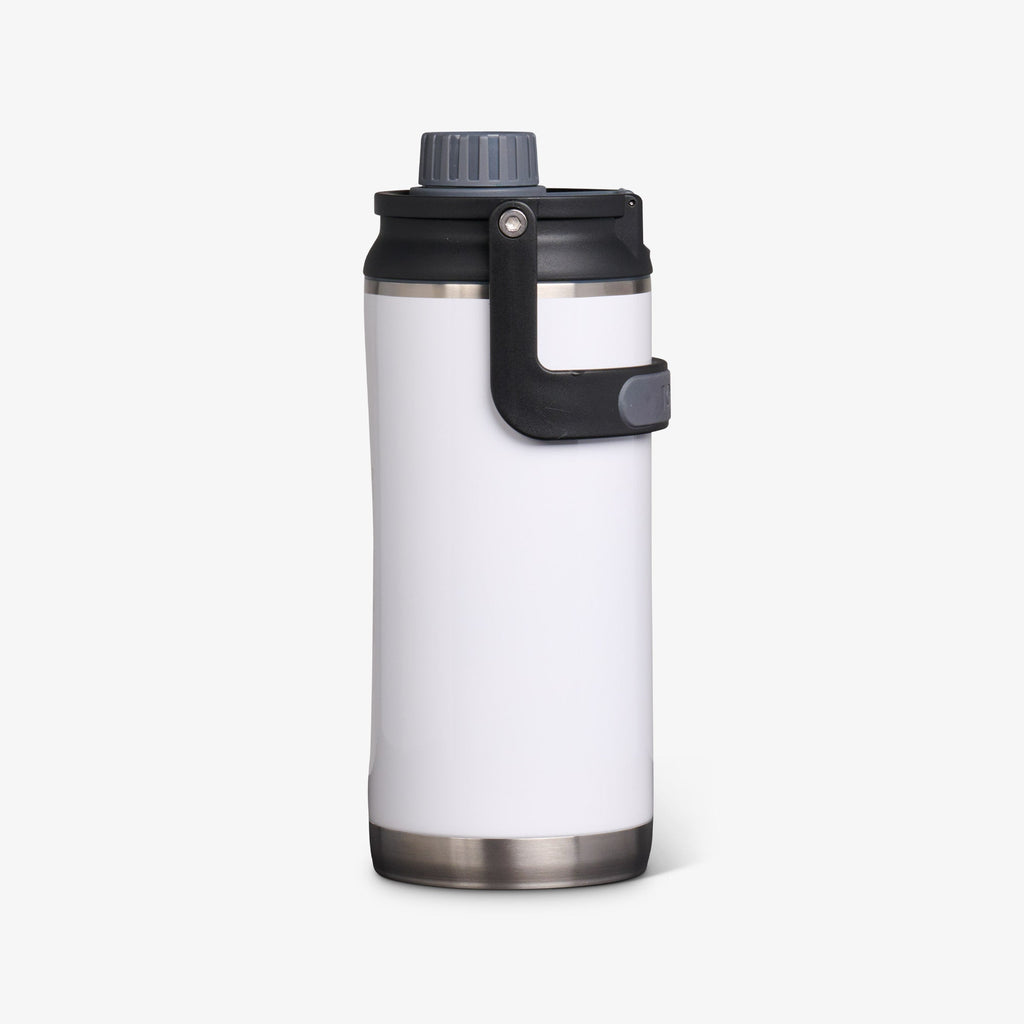 36 Oz Twist ‘n’ Chug Bottle P8 - Gloss White - Product View