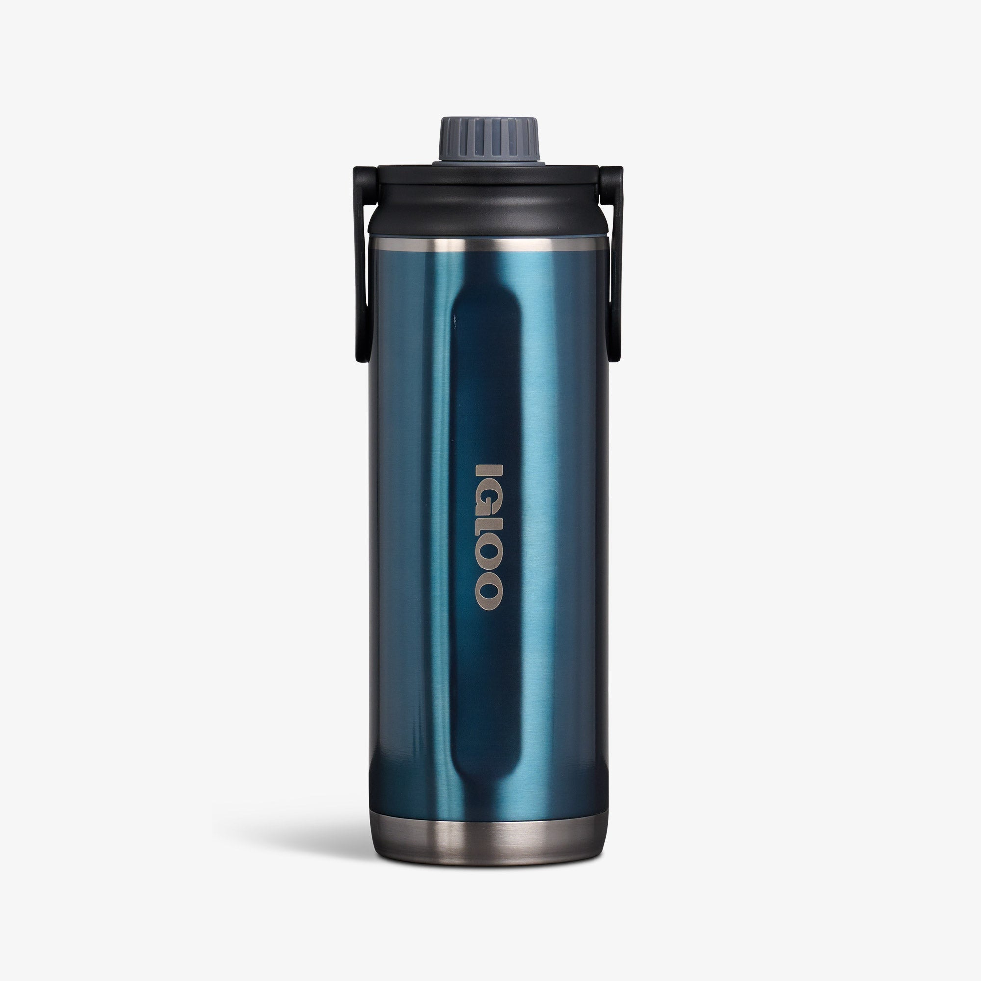 46 Oz Twist ‘n’ Chug Bottle A2 - Gloss Modern Blue - Front View