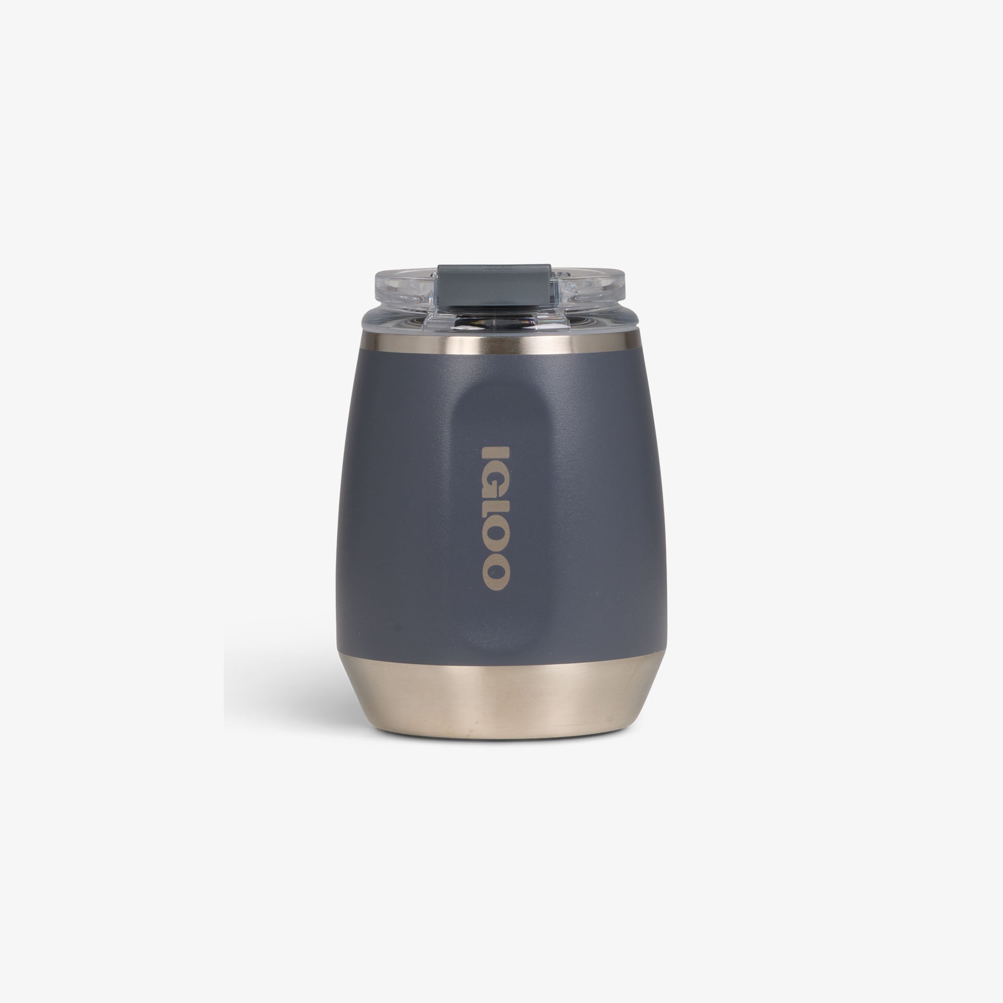 10 Oz Wine Tumbler E5 - Carbonite - Carbonite - Custom - Front View