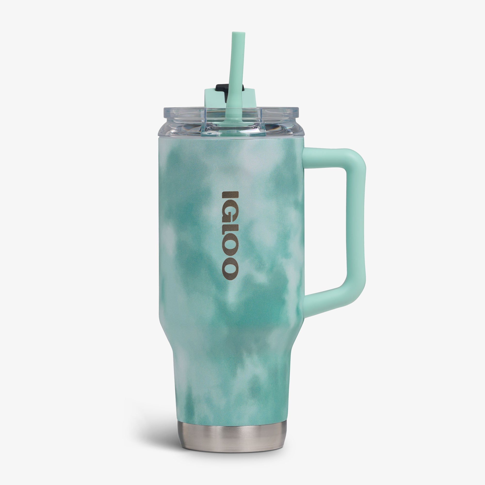 32 Oz Flip ‘n’ Sip Travel Mug G9 - Cloud Seafoam - Front View