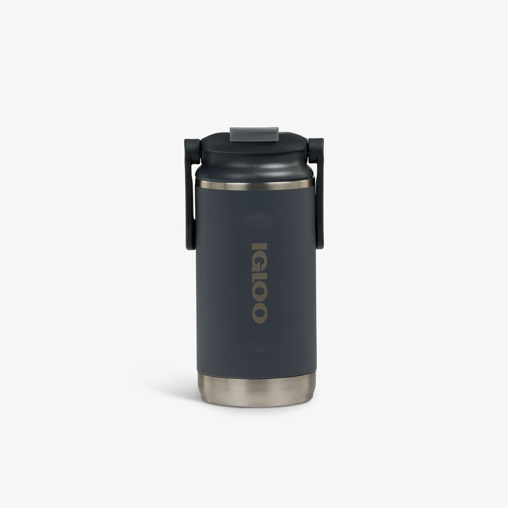 12 Oz Flip ‘n’ Sip Tumbler P7 - Carbonite - Front View