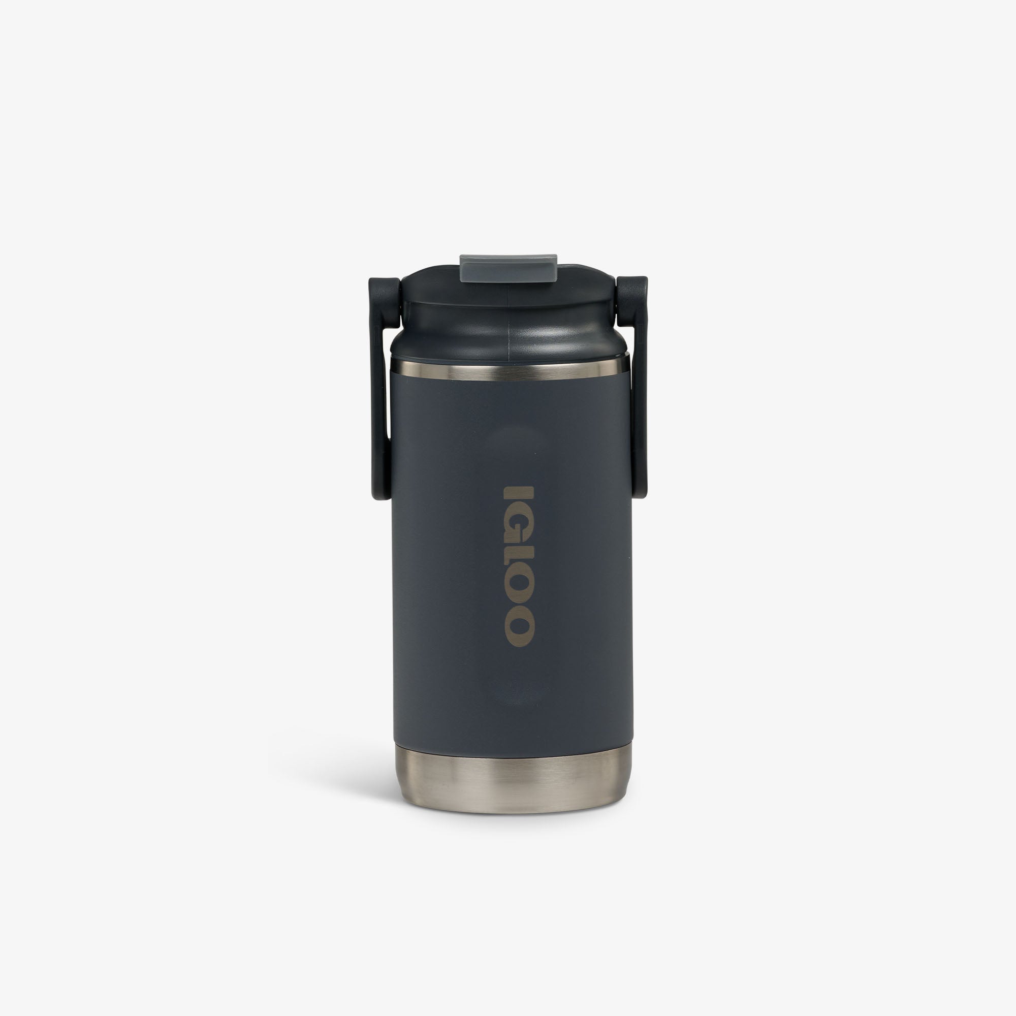 12 Oz Flip ‘n’ Sip Tumbler P7 - Carbonite - Front View