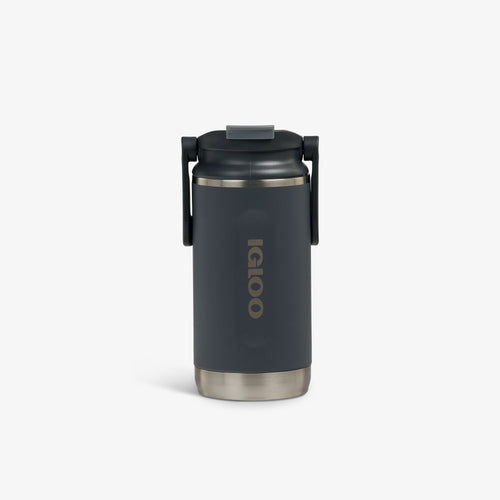12 Oz Flip ‘n’ Sip Tumbler P7 - Carbonite - Front View