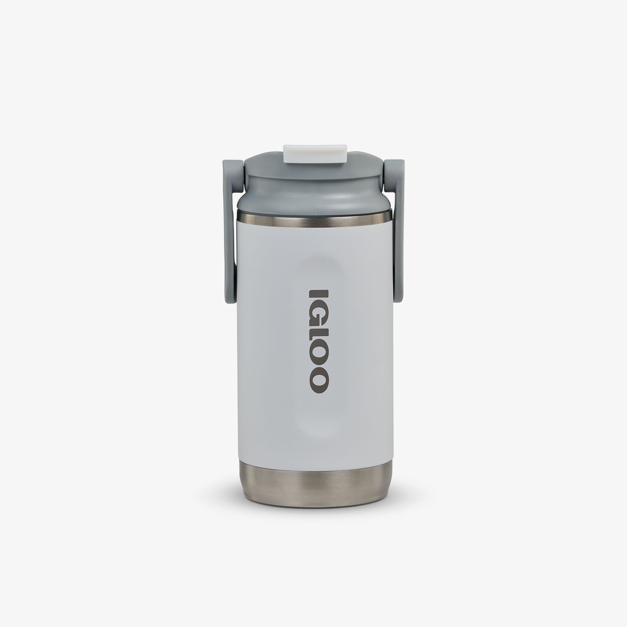 12 Oz Flip ‘n’ Sip Tumbler P7 - White - Front View