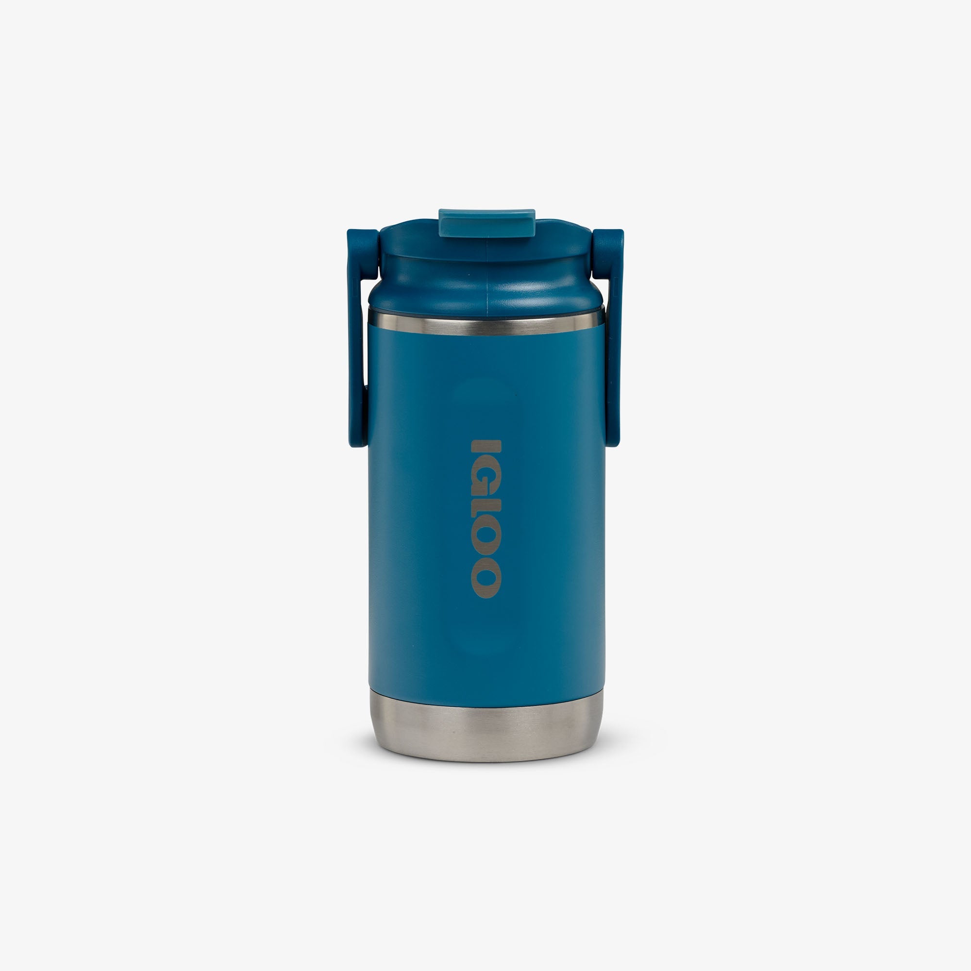 12 Oz Flip ‘n’ Sip Tumbler P7 - Modern Blue - Front View