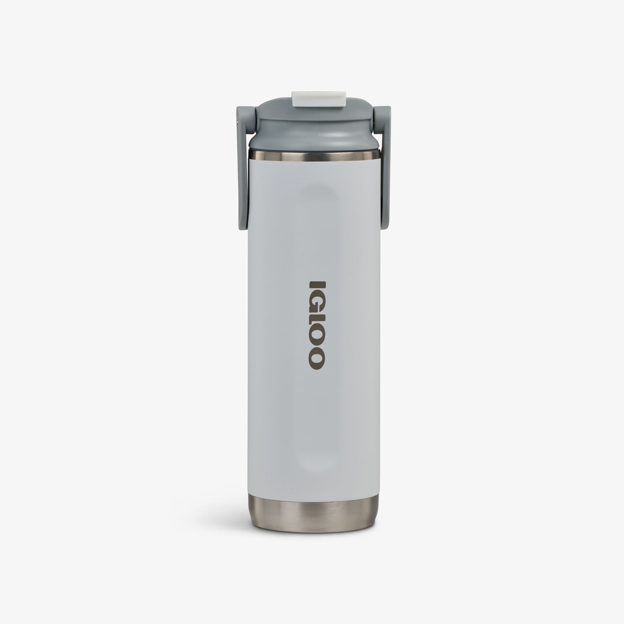 20 Oz Flip ‘n’ Sip Tumbler J8 - White - Front View