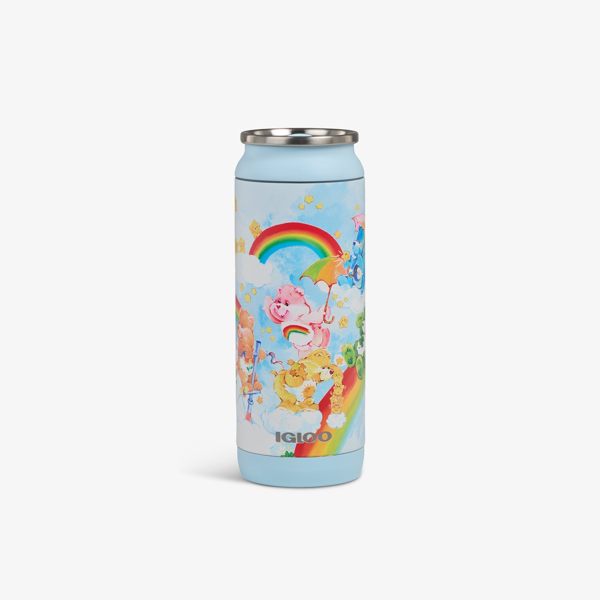 The Care Bears™ 16 Oz Can Y2 - Blue - Front View
