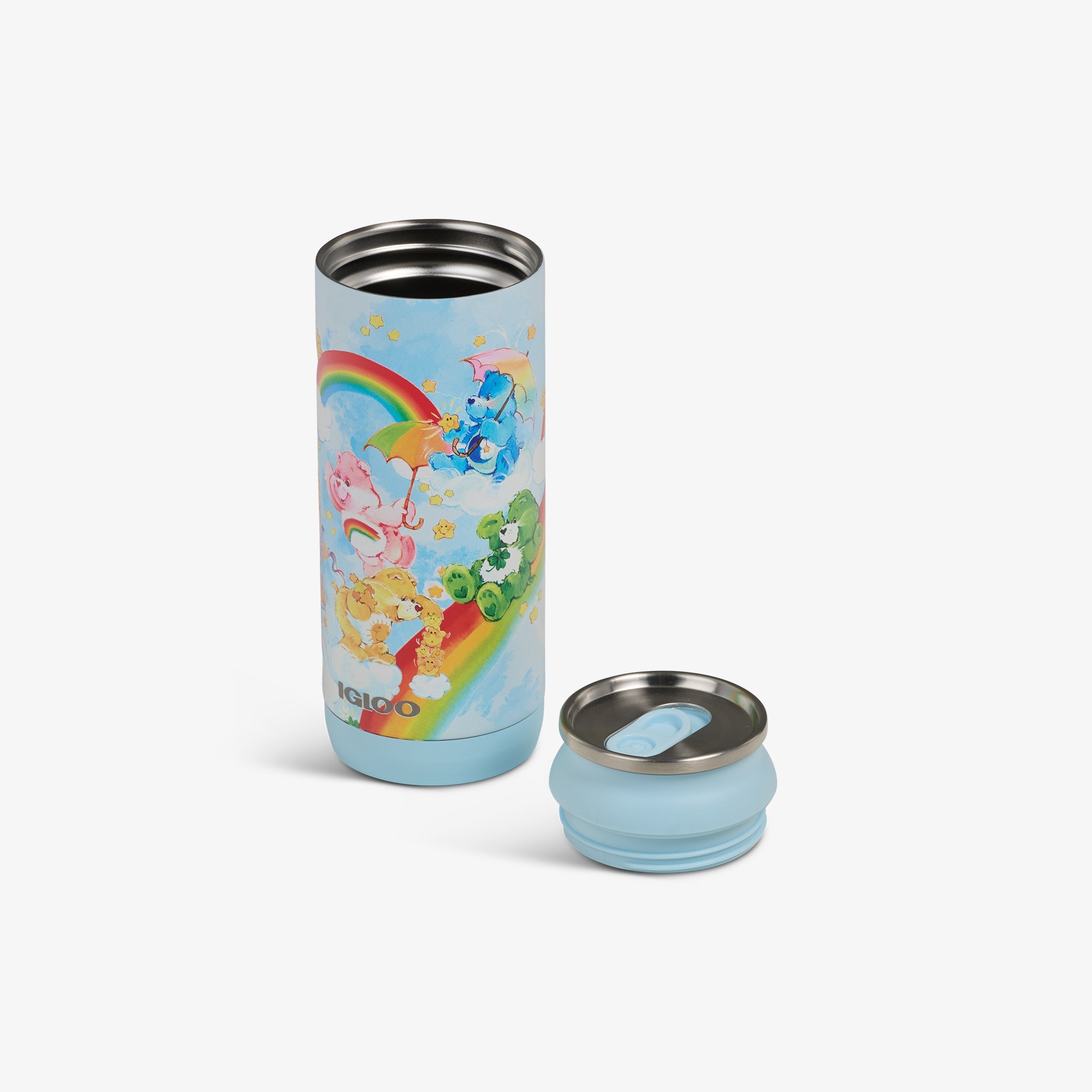 The Care Bears™ 16 Oz Can Y2 - Blue - Open View