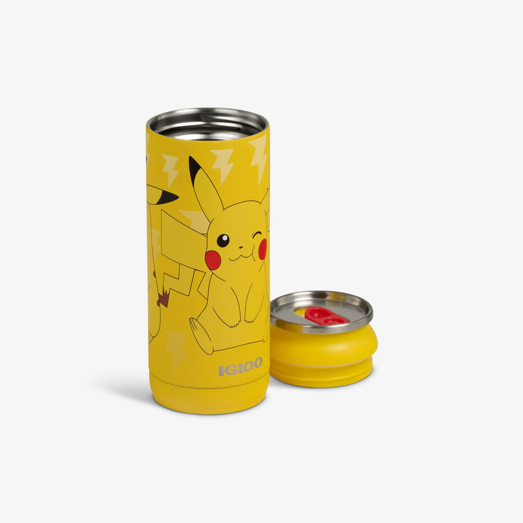 Pokémon 16 Oz Can V1 - Pikachu - Open View
