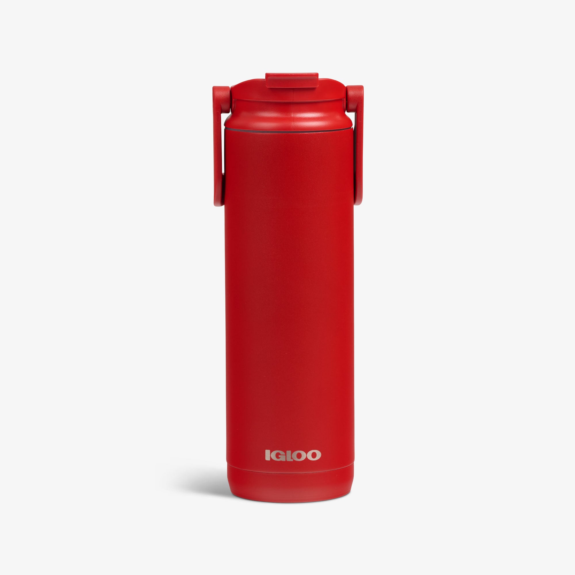 20 Oz Flip ‘n’ Sip Tumbler J8 - Red Heat - Custom - Front View