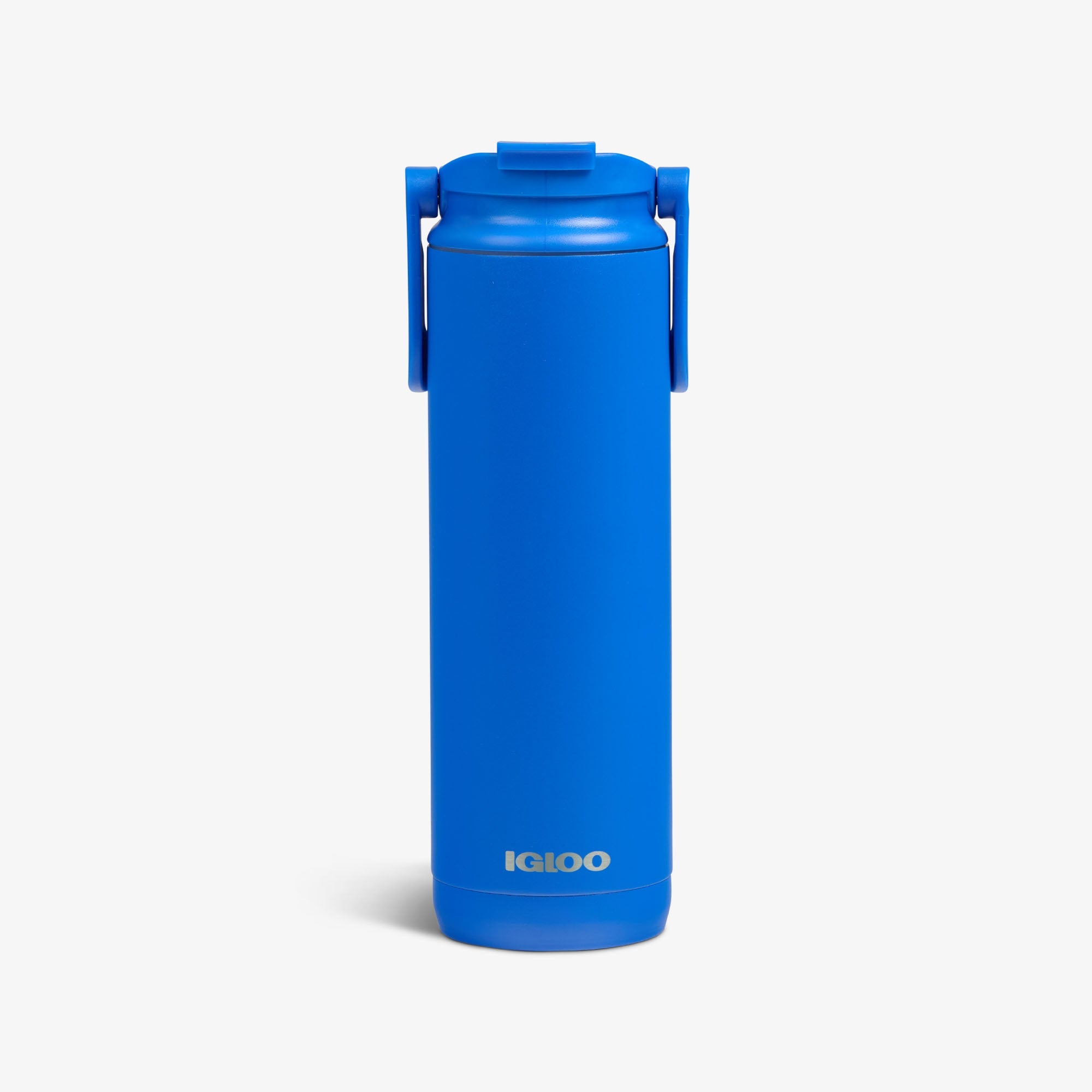 20 Oz Flip ‘n’ Sip Tumbler J8 - Sport Blue - Custom - Front View