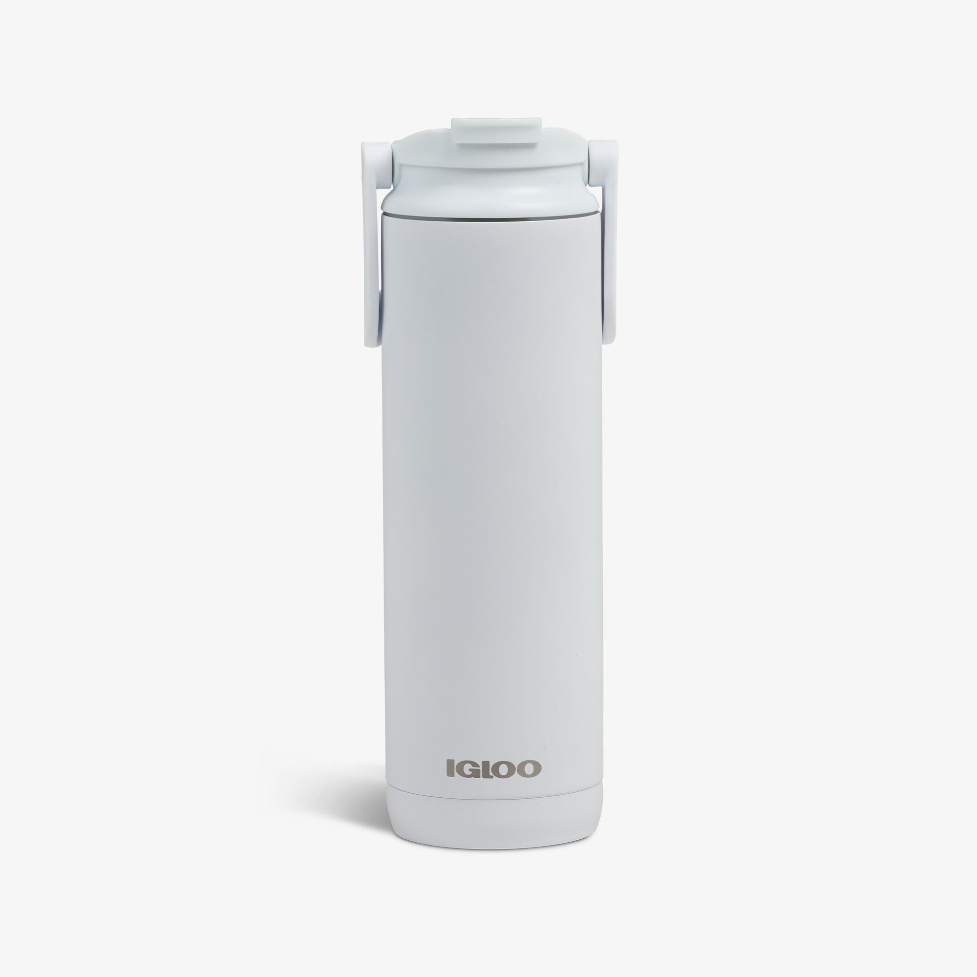 20 Oz Flip ‘n’ Sip Tumbler J8 - White - Custom - Front View