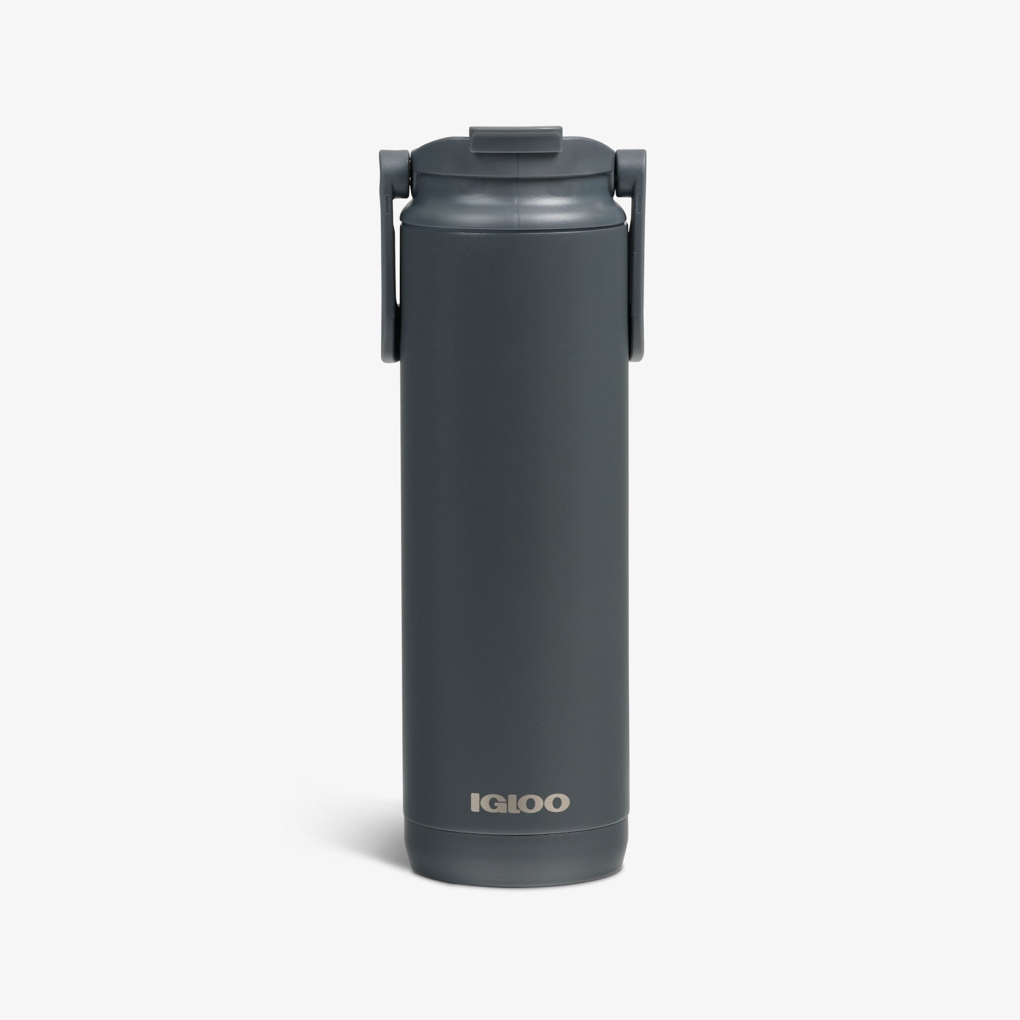 20 Oz Flip ‘n’ Sip Tumbler J8 - Carbonite - Custom - Front View