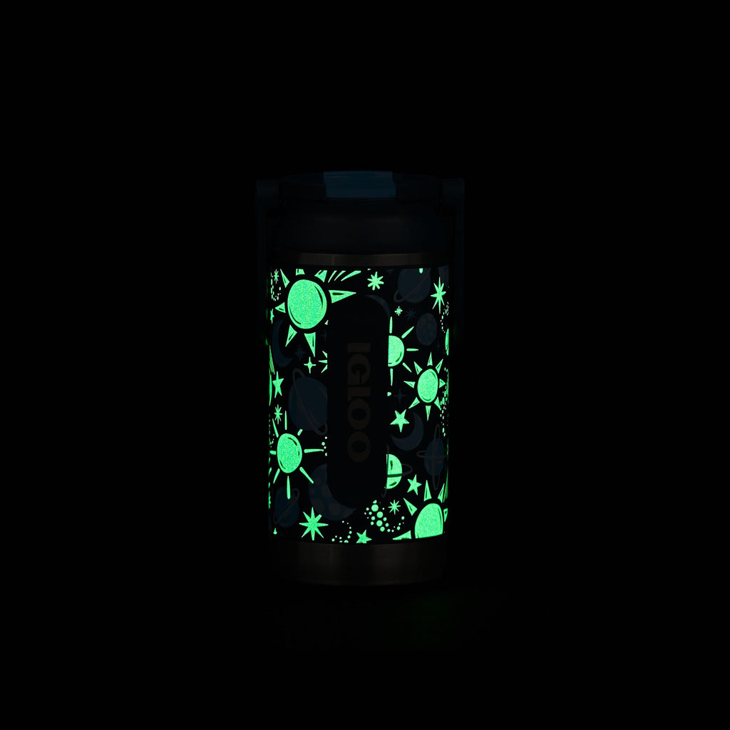 Kids Lunch Glow 12 Oz Sipper Bottle J4 - Cosmic Glow - Product View
