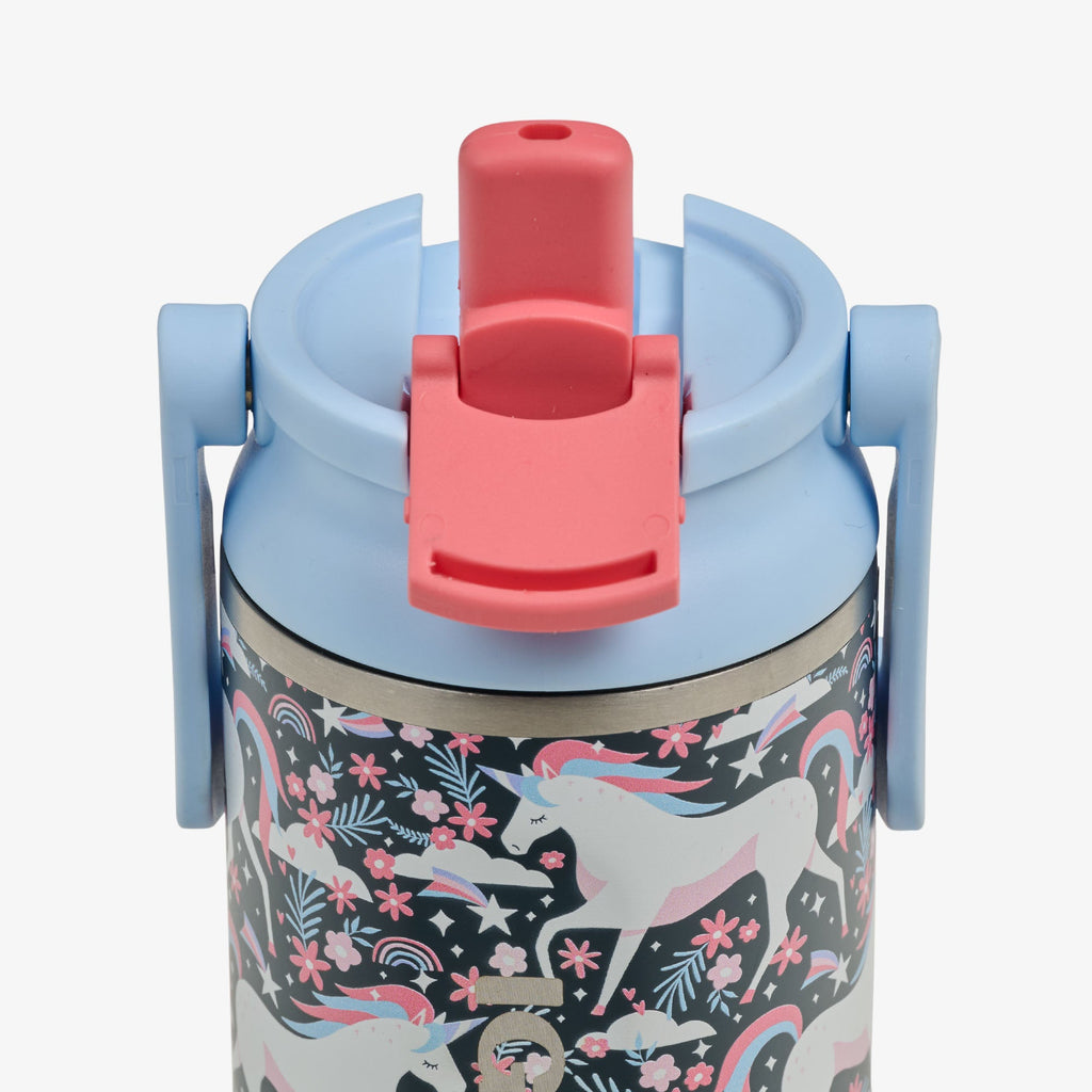 Kids Lunch 12 Oz Sipper Bottle W6 - Unicorns - Product View