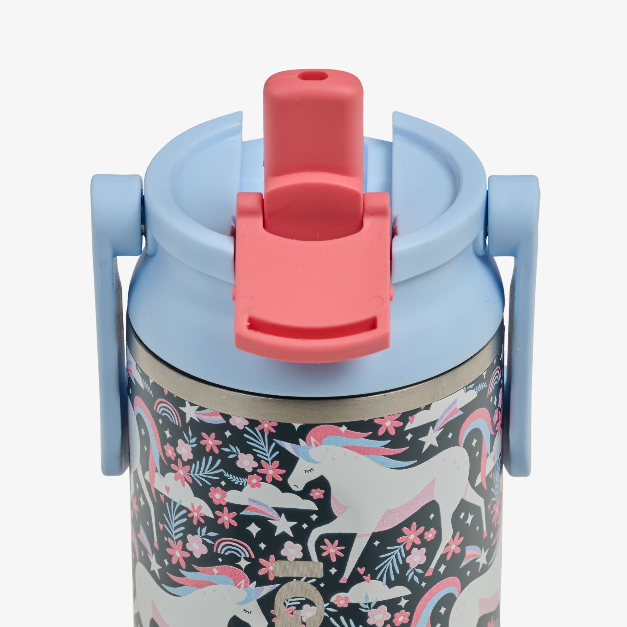 Kids Lunch 12 Oz Sipper Bottle W6 - Unicorns - Product View