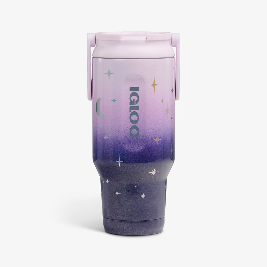32 Oz Sport Sipper Bottle B3 - Mystic Purple - Front View