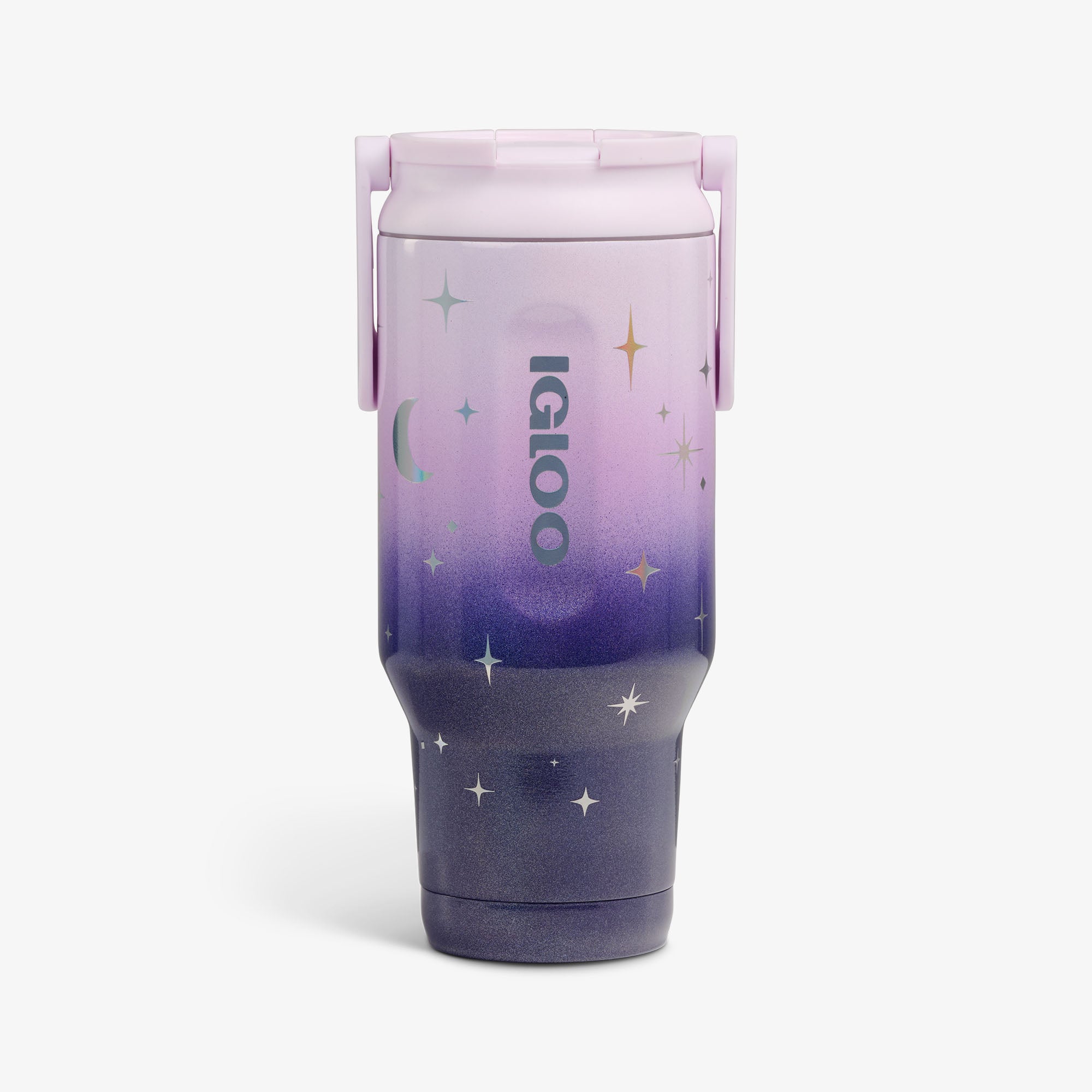 32 Oz Sport Sipper Bottle B3 - Mystic Purple - Front View