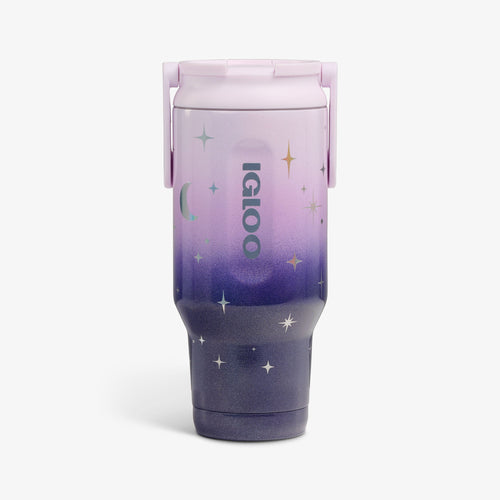 32 Oz Sport Sipper Bottle B3 - Mystic Purple - Front View