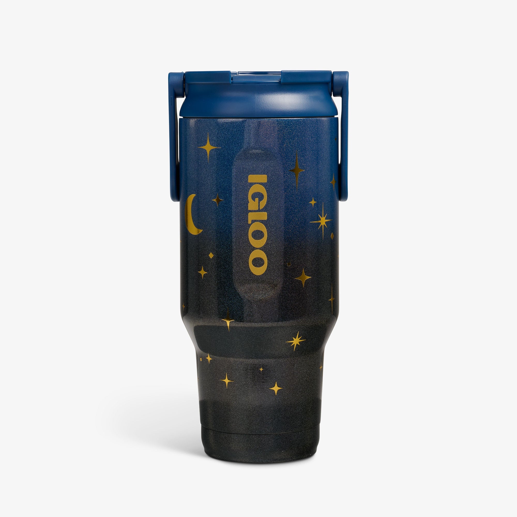 32 Oz Sport Sipper Bottle B3 - Midnight Blue - Front View