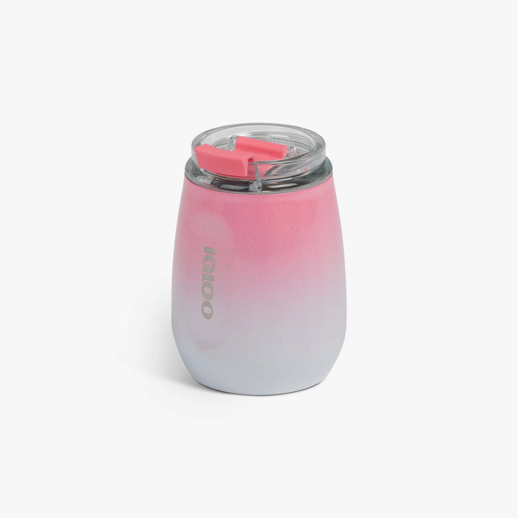 10 Oz Wine Tumbler E5 - Gradient Pink - Product View