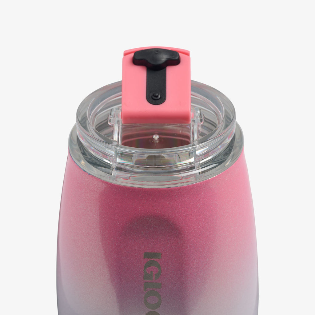 10 Oz Wine Tumbler E5 - Gradient Pink - Product View
