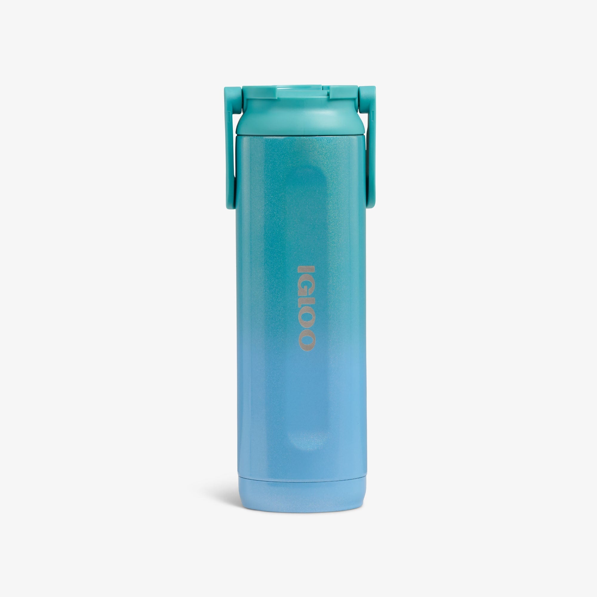 20 Oz Sport Sipper Bottle E2 - Gradient Teal - Front View